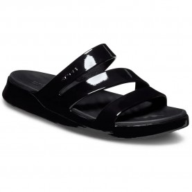 дамски,сандали,и,чехли,crocs,getaway,patent,strappy,slides,black