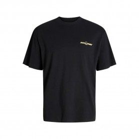 тениска,мъжки,тениски,jack,&,jones,bradley,graphic,short,sleeve,t,shirt,black,yellow,(black)