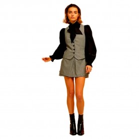 елек,дамски,сака,&,me,cher,waistcoat,grey,(black)