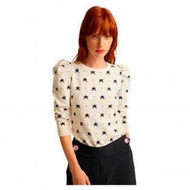 блуза,дамски,пуловери,дамски,плетени,дрехи,&,me,leslie,sweater,beige,(beige)