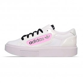 маратонки,дамски,маратонки,adidas,sleek,super,trainers,white,(white)