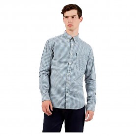 риза,с,дълъг,ръкав,мъжки,ризи,ben,sherman,signature,gingham,long,sleeve,shirt,blue,(white,blue)