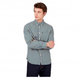 карирана,риза,мъжки,ризи,ben,sherman,signature,house,check,long,sleeve,shirt,multicolor,(blue)
