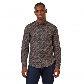 риза,с,дълъг,ръкав,мъжки,ризи,ben,sherman,68066,long,sleeve,shirt,green