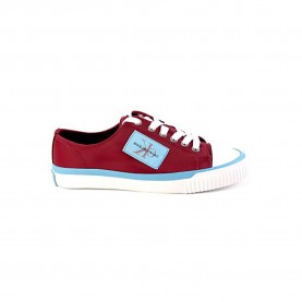 маратонки,дамски,маратонки,calvin,klein,ivory,trainers,garnet,(red)
