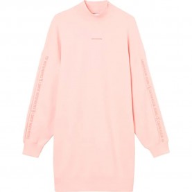 рокля,дамски,поли,и,рокли,calvin,klein,j20j217571,long,sleeve,short,dress,pink