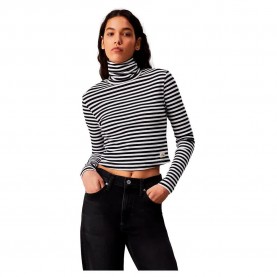 блуза,дамски,пуловери,дамски,плетени,дрехи,calvin,klein,j20j224196,high,neck,sweater,black