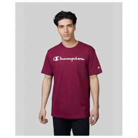 тениска,мъжки,тениски,champion,214747,short,sleeve,t,shirt,purple,(garnet)