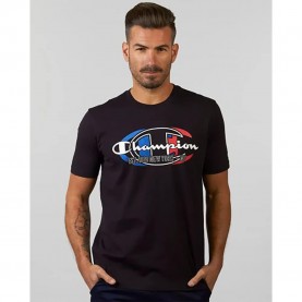 тениска,мъжки,тениски,champion,217279,short,sleeve,t,shirt,black,(black)