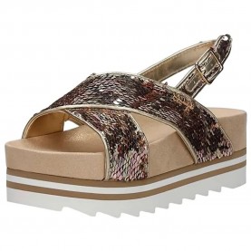 Сандали Guess FLHRR2 sandals - Golden (Golden) сандали,дамски,сандали,и,чехли,guess,flhrr2,sandals,golden,(golden)