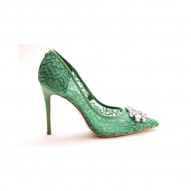 обувки,дамски,обувки,guess,flmbm1,heel,shoes,green