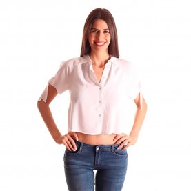 риза,с,къс,ръкав,дамски,блузи,дамски,ризи,guess,w72h60,short,sleeve,shirt,white
