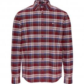 риза,с,дълъг,ръкав,мъжки,ризи,tommy,hilfiger,dm0dm19648,long,sleeve,shirt,red