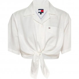 риза,с,къс,ръкав,дамски,блузи,дамски,ризи,tommy,hilfiger,dw0dw20286,short,sleeve,shirt,white