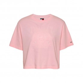 фланелка,с,къс,ръкав,дамски,топове,tommy,hilfiger,dw0dw20326,short,sleeve,top,pink,(pink)