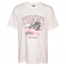 тениска,дамски,тениски,tommy,hilfiger,dw0dw21343,short,sleeve,t,shirt,white
