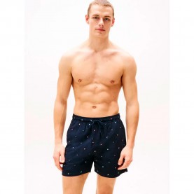 бански,гащета,мъжки,бански,костюми,tommy,hilfiger,um0um03534,swimming,shorts,blue,(blue)