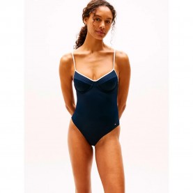 бански,костюм,дамски,бански,костюми,tommy,hilfiger,uw0uw05848,swimsuit,blue