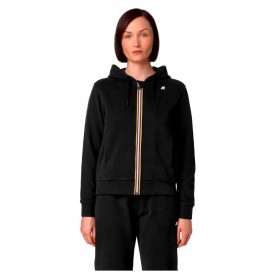 поларена,блуза,дамски,блузи,k,way,deline,fleece,peach,full,zip,sweatshirt,black,(black)