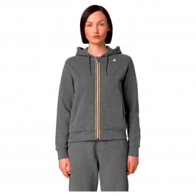 поларена,блуза,дамски,блузи,k,way,deline,fleece,peach,full,zip,sweatshirt,gray,(grey)
