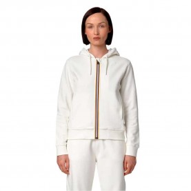 поларена,блуза,дамски,блузи,k,way,deline,fleece,peach,full,zip,sweatshirt,white