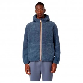 блуза,мъжки,пуловери,k,way,jack,sherpa,polar,double,full,zip,sweatshirt,gray,(blue)