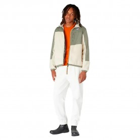 блуза,мъжки,пуловери,k,way,le,vrai,3.0,nersev,orsetto,full,zip,sweatshirt,white,khaki,(green)