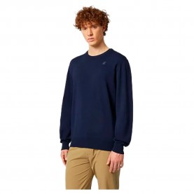 блуза,мъжки,пуловери,k,way,sebastien,cotton,ps,sweater,navy,blue,(blue)