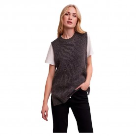 потник,дамски,пуловери,дамски,плетени,дрехи,vero,moda,lea,knitted,vest,grey,(grey)