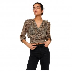 дамски,блузи,дамски,ризи,vero,moda,pen,crop,short,sleeve,blouse,beige,(beige)