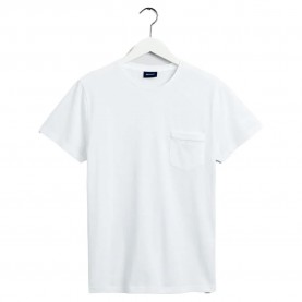 тениска,мъжки,тениски,gant,2001,2003042,camiseta,short,sleeve,t,shirt,white