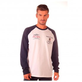 тениска,мъжки,тениски,nautica,k24620,long,sleeve,t,shirt,white,(white)