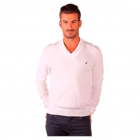 блуза,мъжки,пуловери,nautica,n31amswe412n,v,neck,sweater,white