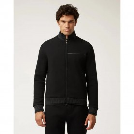 блуза,мъжки,пуловери,harmont,&,blaine,frk148021133,full,zip,sweater,black,(black)