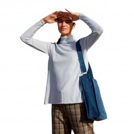 блуза,дамски,пуловери,дамски,плетени,дрехи,mus&bombon,ilmenita,high,neck,sweater,white,(black)
