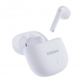 слушалки,слушалки,miiiw,conch,true,plus,wireless,earphones,white