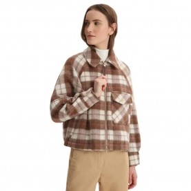 дамски,якета,и,палта,woolrich,cozy,wool,overshirt,brown,(multicolor)