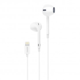 слушалки,слушалки,foneng,t28,lightning,earphones,white,(white)