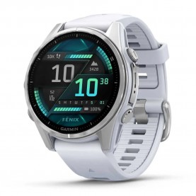 часовници,garmin,smartwatch,fenix,8,amoled,43,mm,white,(silver)