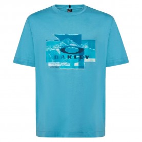 Тениска Oakley Mountain camo short sleeve T-shirt - Blue (Dark Pacific) тениска,мъжки,тениски,дамски,тениски,oakley,mountain,camo,short,sleeve,t,shirt,blue,(dark,pacific)