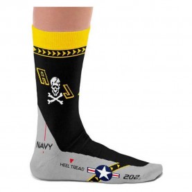 чорапи,мъжки,чорапи,heel,tread,jolly,rogers,socks,black