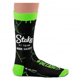 чорапи,мъжки,чорапи,heel,tread,stake,f1,team,kick,sauber,socks,green,(black)