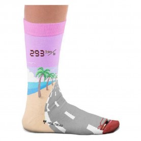 чорапи,мъжки,чорапи,heel,tread,v,max,socks,pink,(multicolor)