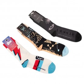 чорапи,дамски,чорапи,sock,affairs,official,david,bowie,socks,3,pairs,multicolor