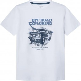 тениска,детски,тениски,hackett,adventure,car,short,sleeve,t,shirt,optic,white,(white)
