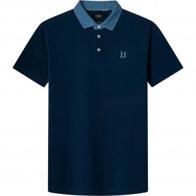 мъжки,блузи,с,яка,hackett,b&t,heritage,contrast,plus,size,short,sleeve,polo,blue