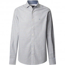 риза,с,дълъг,ръкав,мъжки,ризи,hackett,brushed,gingham,long,sleeve,shirt,steel,blue,(grey)