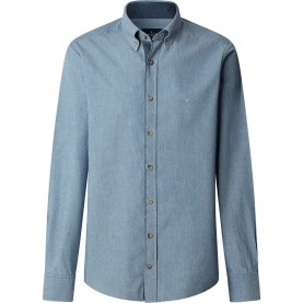 риза,с,дълъг,ръкав,мъжки,ризи,hackett,chambray,multi,long,sleeve,shirt,chambray,blue,(blue)