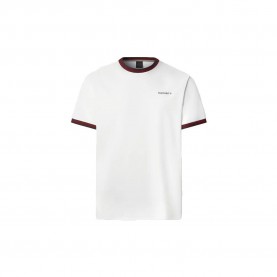 Тениска Hackett Club Collar short sleeve T-shirt - White (Optic White) тениска,мъжки,тениски,hackett,club,collar,short,sleeve,t,shirt,white,(optic,white)