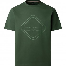 тениска,мъжки,тениски,hackett,club,house,short,sleeve,t,shirt,harvard,khaki,green,(green)